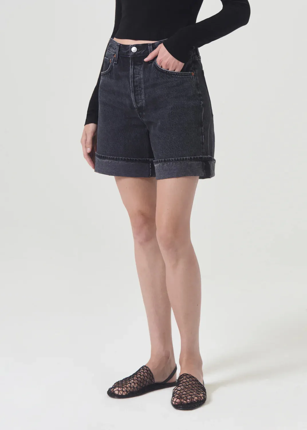 AGOLDE Dame Short