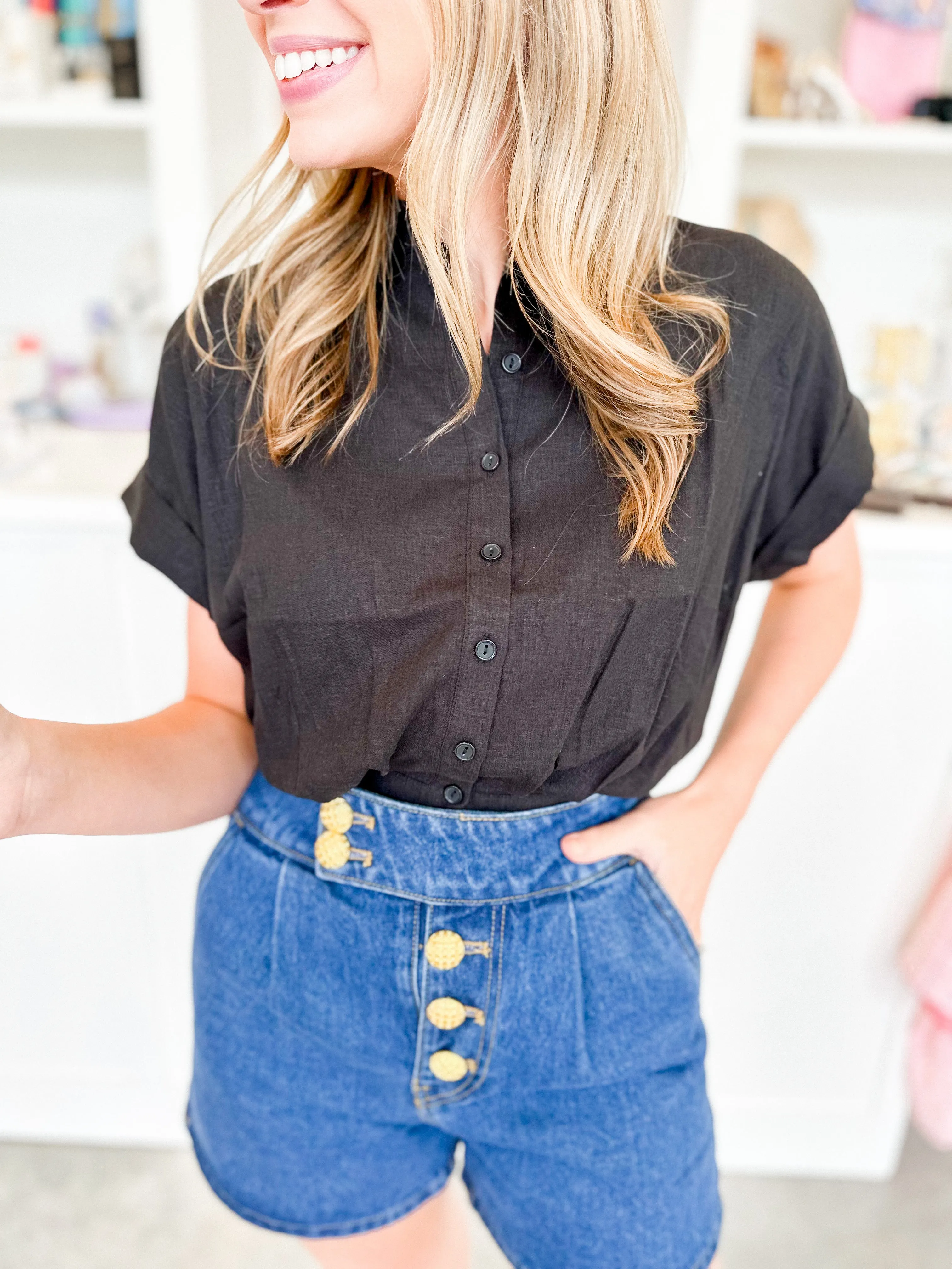 Classy In Denim Short
