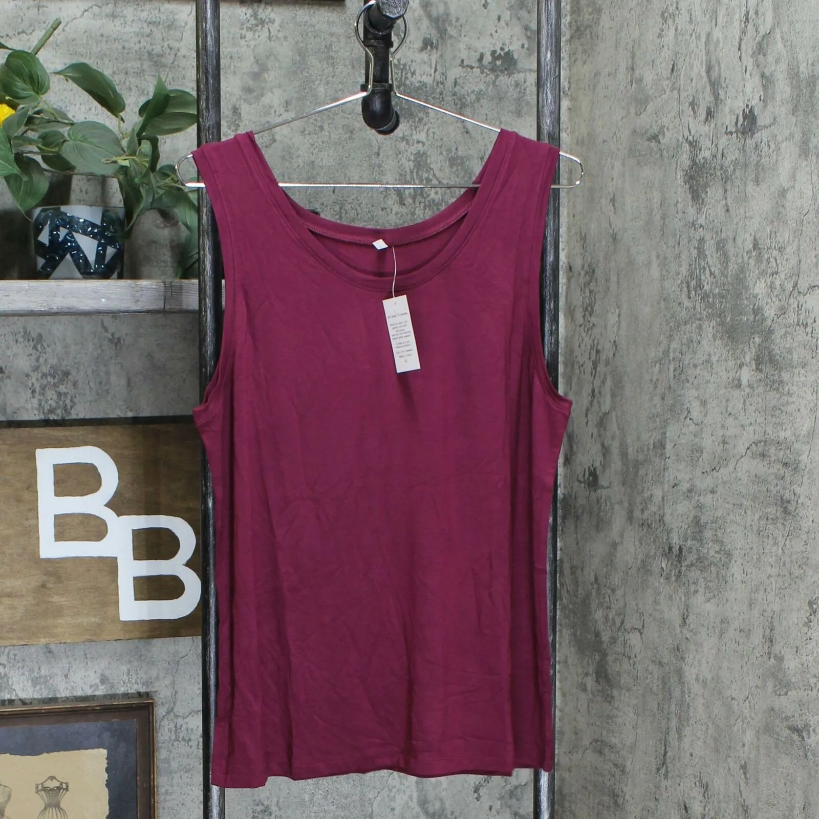 Cuddl Duds Women's Softwear Stretch Reversible Scoop Crew Tank Top