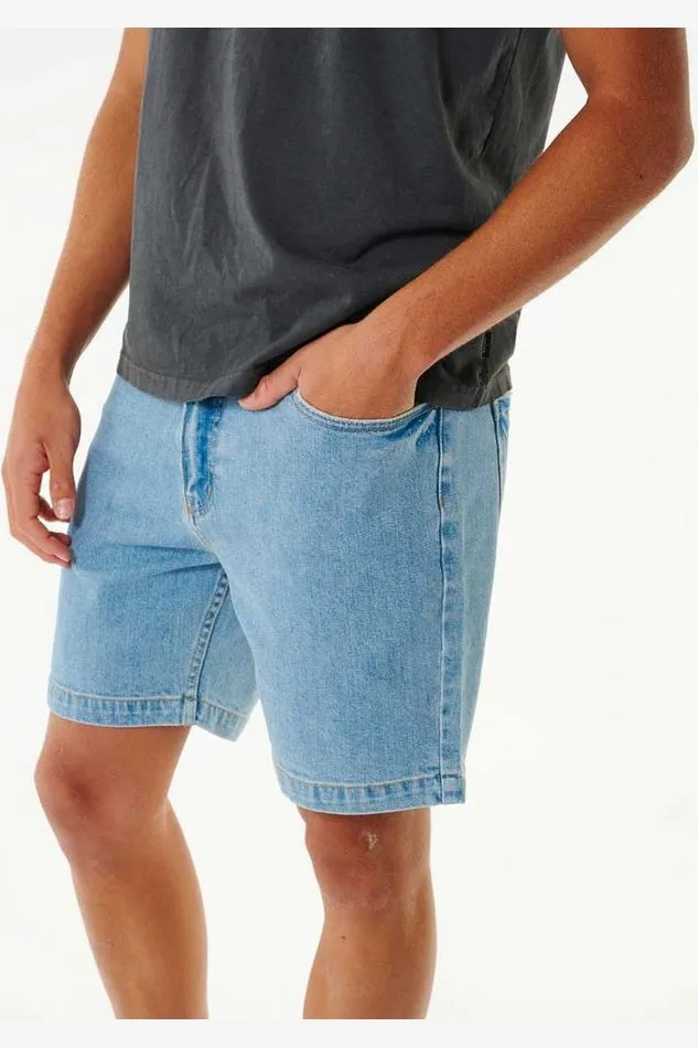 DENIM WALKSHORT - SALT BLUE