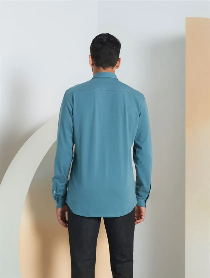 Perona   -   Mens-Shirts-Shirts-Finley-Pma-Ss24-350-S-Teal