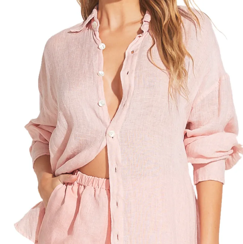 Playa Oversized Shirt-Tallows Short ::RET