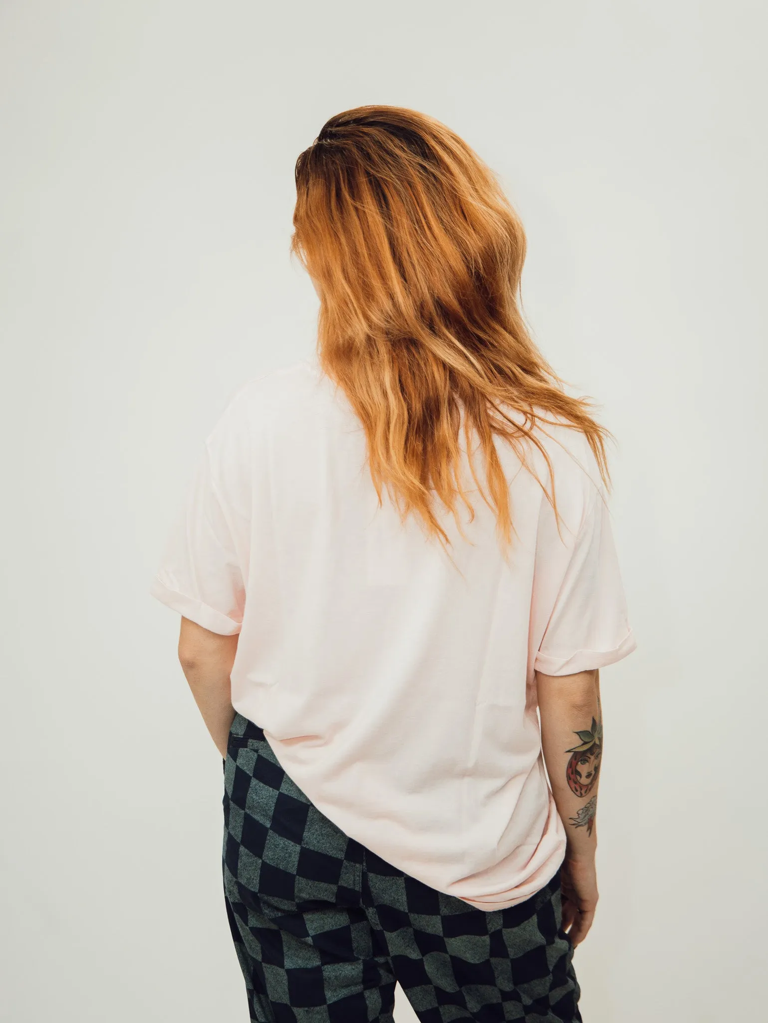The Laundry Room Enjoy Your Trip Oversized Tee - Blush Pink