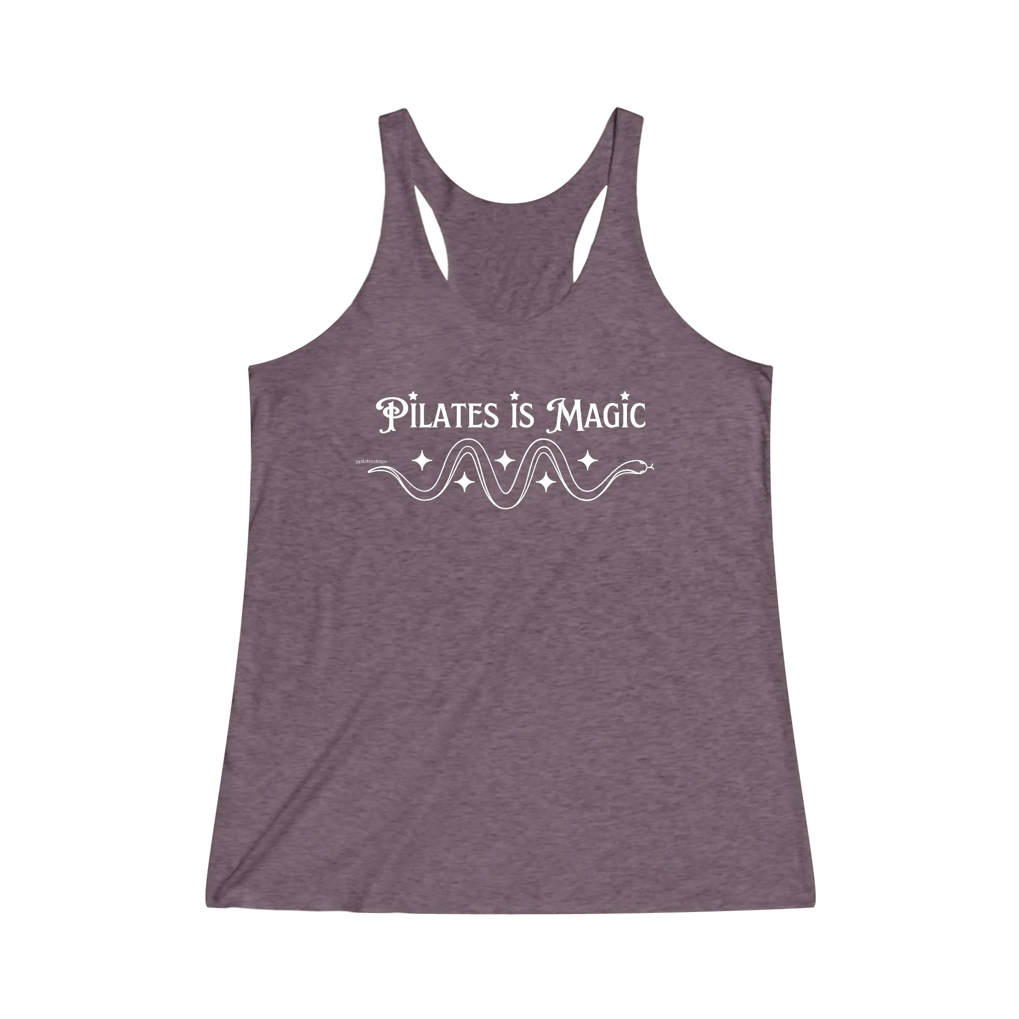 Women's Tri-Blend "Pilates Is Magic" Racerback Tank